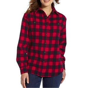 Woolrich x Pemberton Women’s Flannel Buffalo Plaid Shirt M